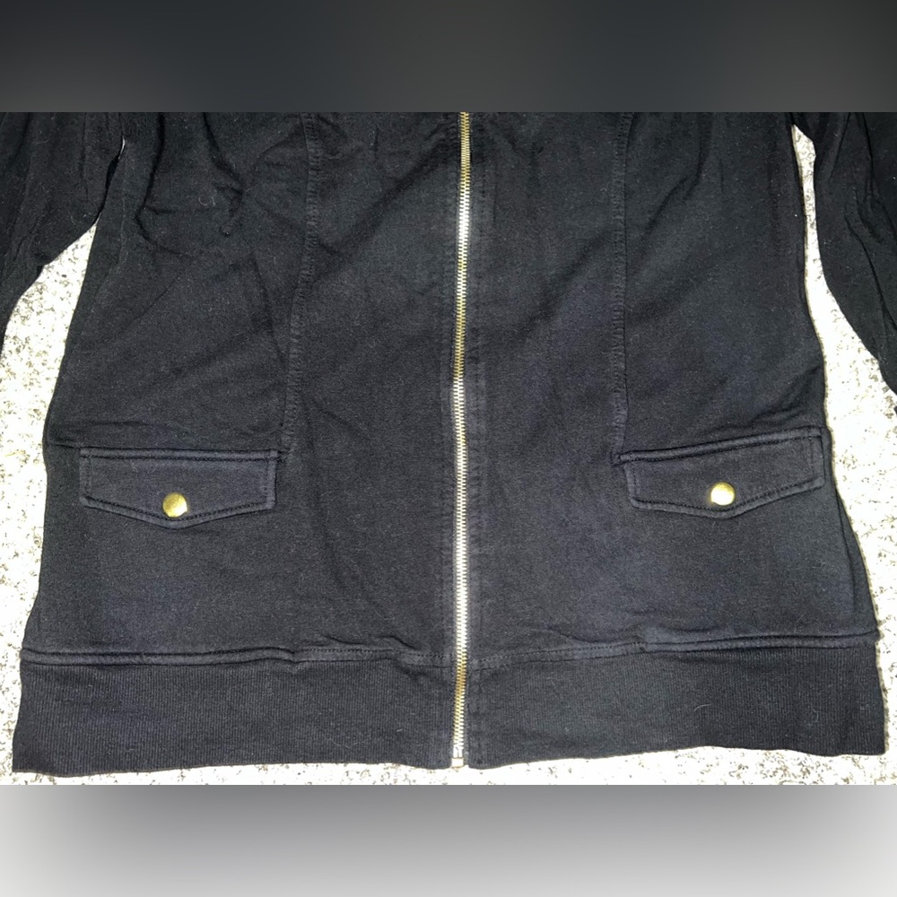 Karen Scott Sport Women's Black Full Zip Jacket! Size Small. - Picture 3 of 11